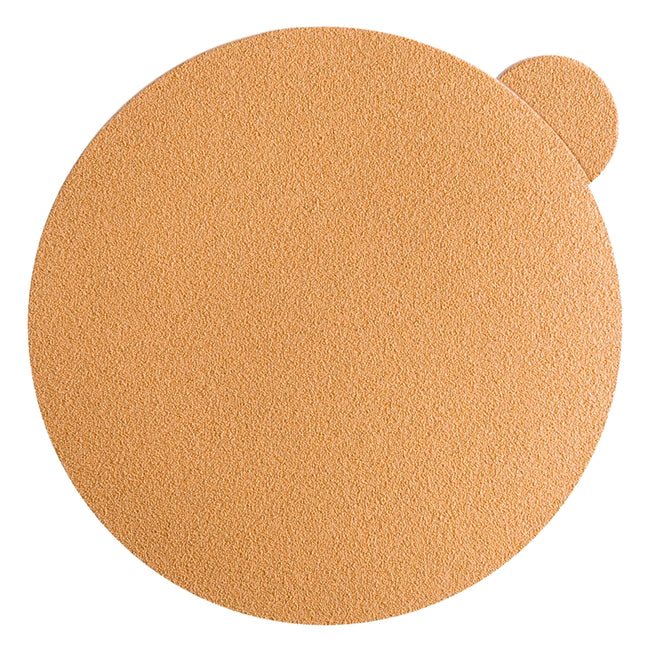 SUNMIGHT 02318 - 600 Grit Stickit PSA Gold Discs (6in, No Holes, 100 Pcs)