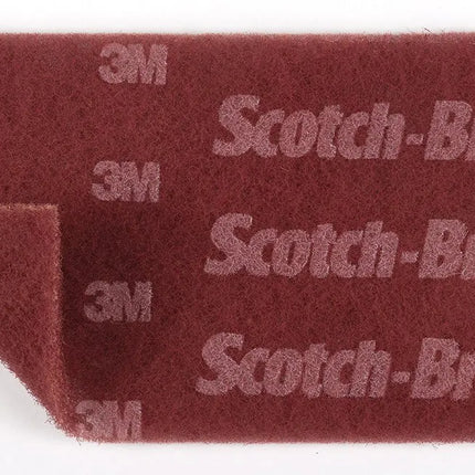 3M 64659 - Scotch-Brite Very Fine Maroon Durable Flex Hand Sanding Pads (25 Pcs)