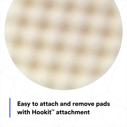 3M 05723 - Foam Compounding Pad, Single Sided Flat Back (8in, 2 Pcs)