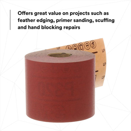 3M 01686 - 150 Grit Stikit Red Abrasive Sheet Roll 2.75in x 25yd