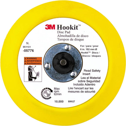 3M 05776 - 6" Hookit Velcro Disc Pad