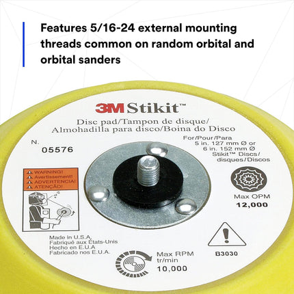 3M 05576 - 6" PSA Disc Pad