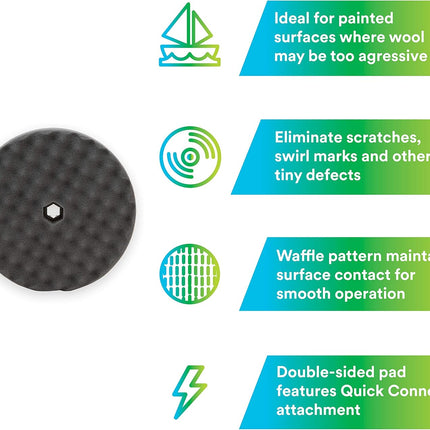 3M 05707 - Perfect-It Black Foam Compounding Pad (8in)