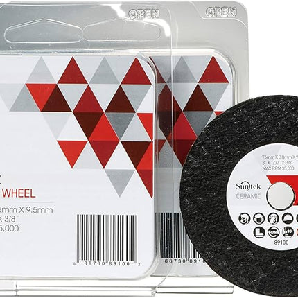 SUNMIGHT 89100 - 3" Ceramic Cut Off Wheel (5 Pcs, Thinner)
