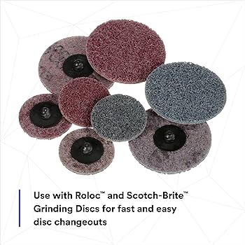 3M 05540 - 3" Roloc Disc Pad Assembly