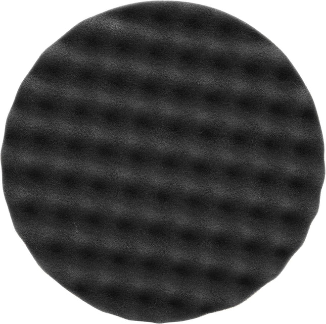 3M 05738 - Perfect-It Black Foam Polishing Pad, Flat Back Waffle Face (8in)