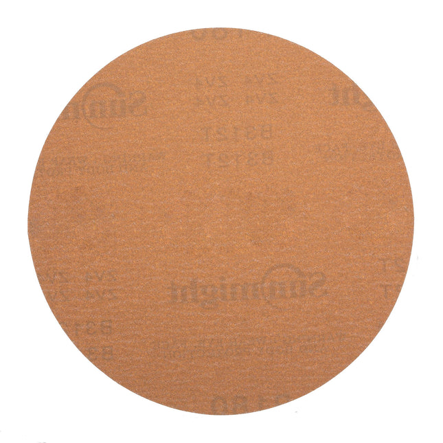 SUNMIGHT 02417 - 500 Grit Velcro Gold Grip Disc (6in, No Holes, 50 Pcs)