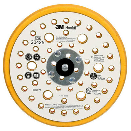 3M 20425 - 6" Clean Sanding Disc Pad