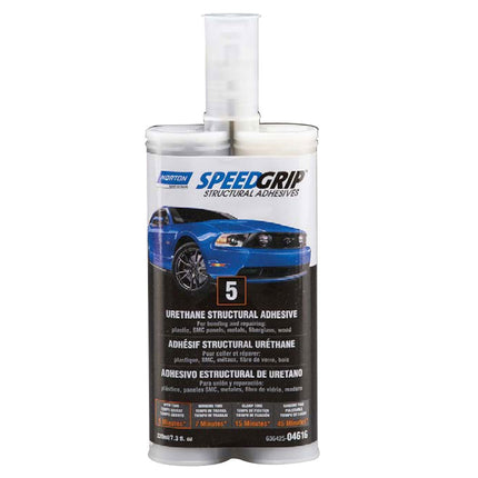NORTON 04616 - Speedgrip Structural Adhesive, 220 mL, Liquid, Black, 5-7 min Application