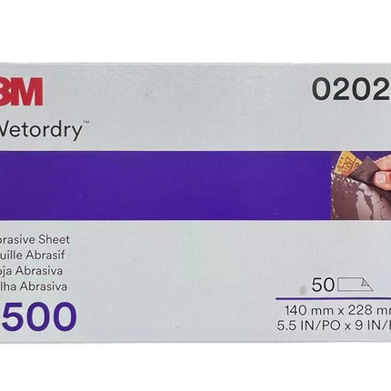 3M 02023 - 2023 Wetordry Sandpaper - Abrasive - 1500 Grit